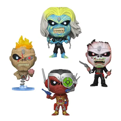 FUNKO POP! ROCKS: Iron Maiden - Eddie 4PK Glow in the Dark Box Set (AE