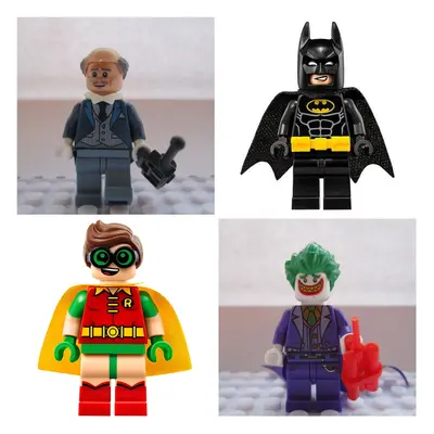 (Alfred Batman Robin Joker) Batman DC Super Hero Mini Figures Fit Lego Sets