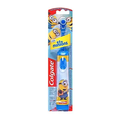 Colgate Kids Minions Extra Soft Battery Powered Toothbrush | Yellow