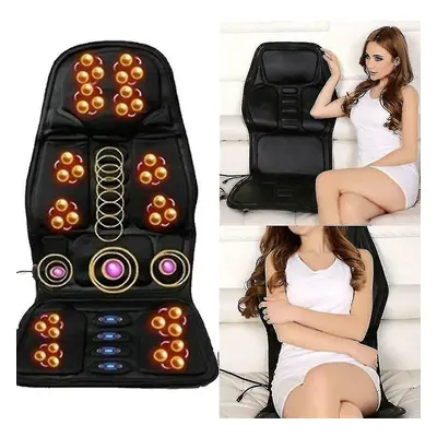 Back Massager With Heating Function - Deep Tissue Kneading Massage Chair Cushion, Massage Chair 