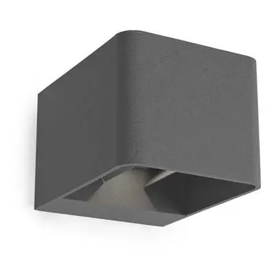 Leds-C4 Wilson - Outdoor LED Up Down Wall Light Urban Grey 855lm 3000K IP65