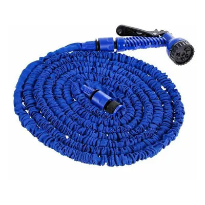 (Blue, 150FT) Heavy Duty Expandable Garden & Carwash Magic Hose Pipe Spray Gun