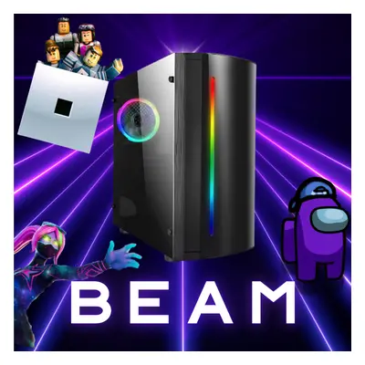 Beam Giga Gaming RGB PC Intel Core i7 8GB 120GB SSD Win10 Nvidia GT710 2GB