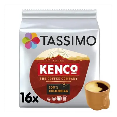 Tassimo Kenco Colombian Coffee Pods (Pack of 5, Total Coffee Capsules)