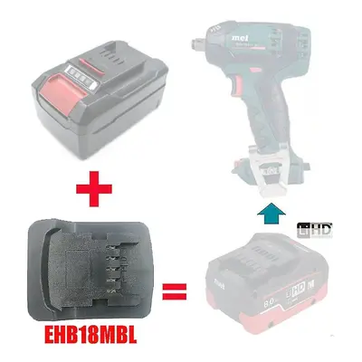 Einhell 18v Lithium Battery Converter Adapter To Metabo 18v Lithium-ion Batteries Power Tools