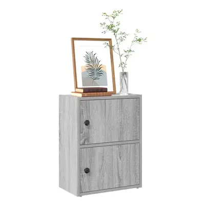 vidaXL Bookcase Grey Sonoma 40x24x52 cm Engineered Wood