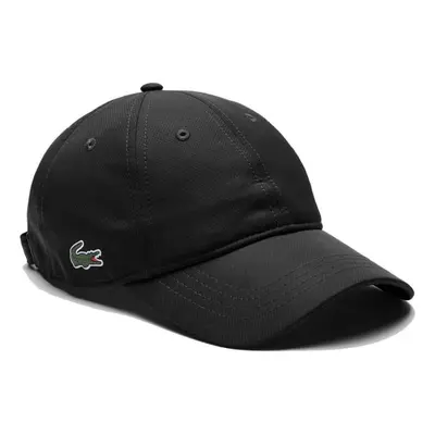 (One Size, Black) Lacoste Mens Sport Lightweight Adjustable Strap Breathable Baseball Cap