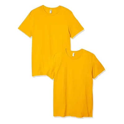 Fruit of the Loom Men's Crew T-Shirt (2 Pack) Gold Small