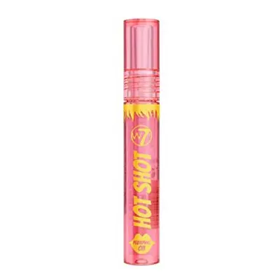 W7 Hot Shot Plumping Oil - Enhancing & Repairing Plump Effect For Fuller Lips - Clear & Soft, Na