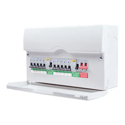 BG Way Dual RCD Metal Consumer Unit With X MCBs, CFUDP18610