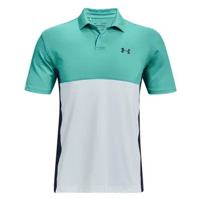 Under Armour Men's Performance Blocked Golf Polo Neptune (369)/White