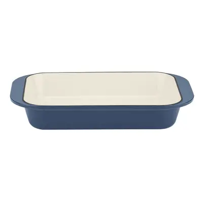 Cuisinart Cast Iron Roasting/Lasagna Pan 14"" Enameled Provencial Blue