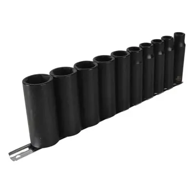 Teng 10 Piece Metric Deep Impact Socket Set 1/2in Square Drive