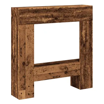 (old wood) vidaXL Fireplace Surround Fire Surround Fire Place Old Wood Engineered Wood