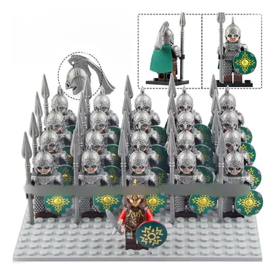 (Rohan Kings Guard #3) Lord of the Rings Dewarf Gondor Rohan Minifigures