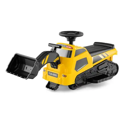 3-in-1 Ride on Tractor Electric Toy Excavator Bulldozer Road Roller