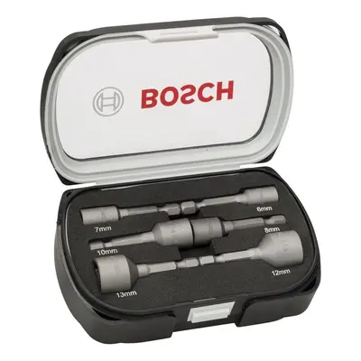 Bosch Nutsetter Set, 50mm, 6mm/7mm/8mm/10mm/12mm/13mm, Grey, Pcs