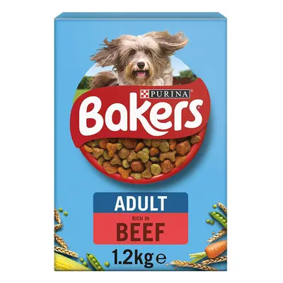 Bakers Dry Dog Food Beef and Veg 1.2kg