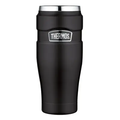 THERMOS Stainless King Vacuum-Insulated Travel Tumbler Ounce Matte Black