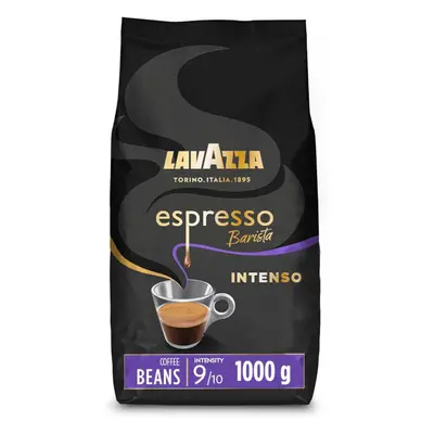 Lavazza Espresso Barista Intenso, Drum Roasted Coffee Beans, Ideal for Espresso Coffee Machines 