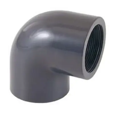 Certikin SPX05011290 | Size x 1Â½ inch Grey PVC Pipe & Fittings - Metric > Grey PVC degree Elbow