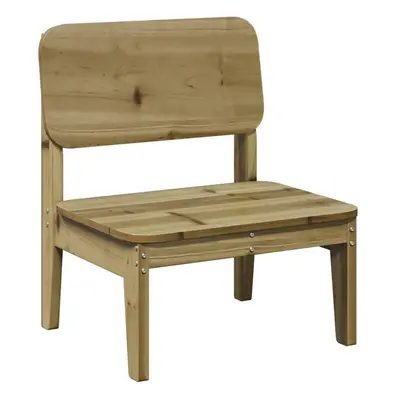 (natural impregnated, pcs) vidaXL Garden Chair 60x52.5x72 cm Impregnated Wood Pine relax chair