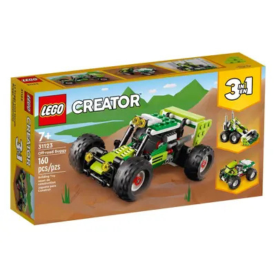 LEGO Creator 3in1 Off-road Buggy to Skid Loader Digger to ATV Car Toy, Vehicle Construction Set 