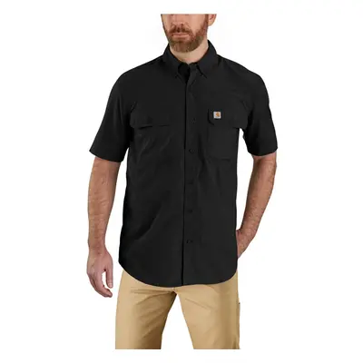 Carhartt Men's Force Relaxed Fit Lightweight Short-Sleeve Shirt Black