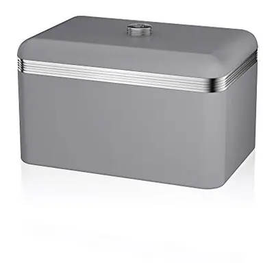 SWKA1010GRN Retro Bread Bin, Metal, Grey, Litre Storage Capacity