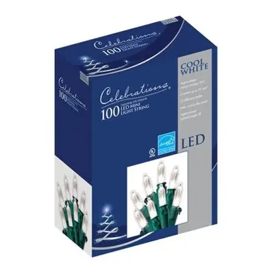 Celebrations Cool White Traditional LED Light Set Count