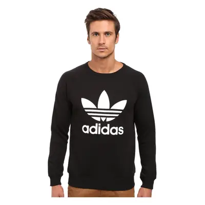 adidas Originals Men's Trefoil Crew Black Large