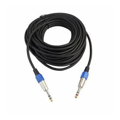 3 Meters 6.35mm Copper Clad Aluminum Wire Guitar Cable Audio Cable for Electric Guitar Bass Keyb