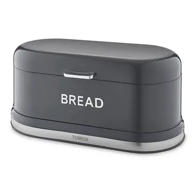 Tower T826170GRP Belle Bread Bin, Graphite, Steel