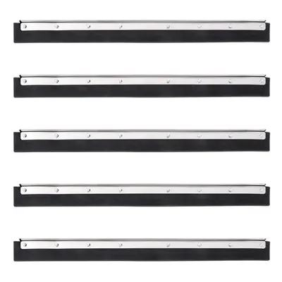 vidaXL Floor Squeegee Heads pcs 60.5x2x5 cm Steel and Rubber