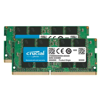 Crucial 32GB Laptop DDR4 MHz SODIMM Memory Kit (2 x 16GB)