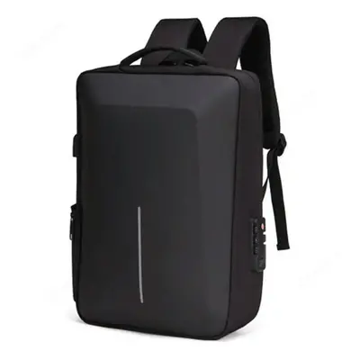 (Black) inch Laptop Backpack Anti-theft Waterproof School Backpacks with USB Charging Travel Lap