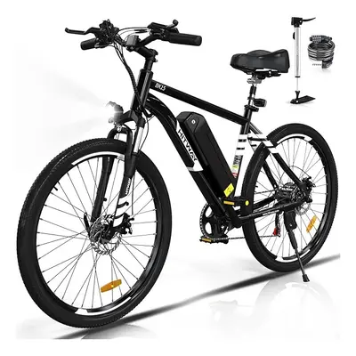 Hitway BK15 E-Bike Adults, 26" Fat Tire Bicycle, Mountain Bike Snow