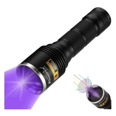 Alonefire SV13 365nm 15W Powerful UV Flashlight Ultra Violet Ultraviolet LED Black Light Invisib