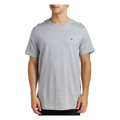 Tommy Hilfiger Men's Flag Crew Neck Tee Sport Grey Heather