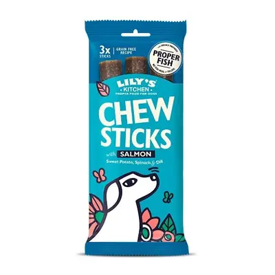 Lily's Kitchen Chew Sticks with Salmon Grain Free Dog Treat (10 x g)