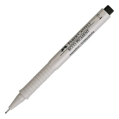 Faber-Castell Ecco Pigment Fibre Tip Pen, 0.4mm, Black