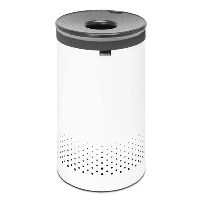 Brabantia - Laundry Bin - Handsfree Plastic Lid - Portable Laundry Bag Inside - Quick-drop Openi