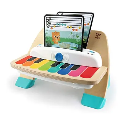 Baby Einstein Hape Magic Touch Piano Wooden Musical Toy Instruments for Toddlers, Play Modes, So