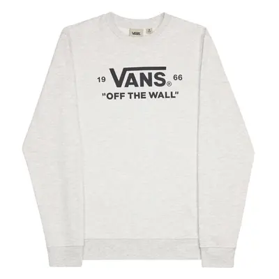 (XL, Heather) Vans Mens Mini Off The Wall Crew Neck Long Sleeve T-Shirt Tee Top