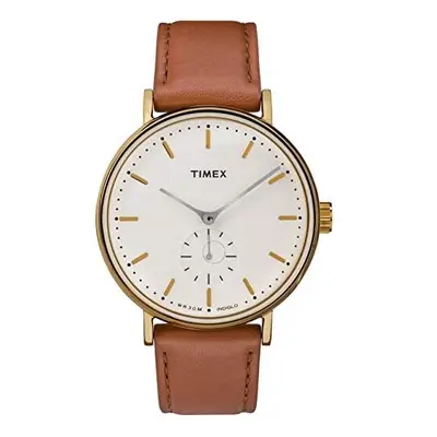 Timex Mens Analogue Classic Quartz Watch with Leather Strap TW2R37900