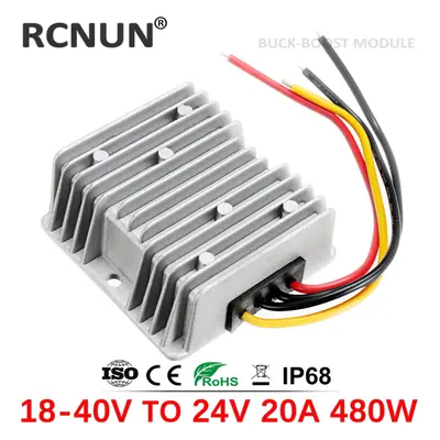 18-40V 36V 24V to 24V 20A Voltage Stabilizer Regulator Volt DC to DC