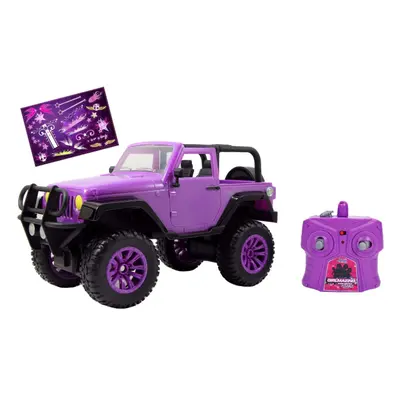 Jada Toys GIRLMAZING Jeep R/C Vehicle 1:16 Scale Purple