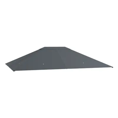 Outsunny x 4m Gazebo Canopy Replacement Gazebo Roof Cover, Dark Grey