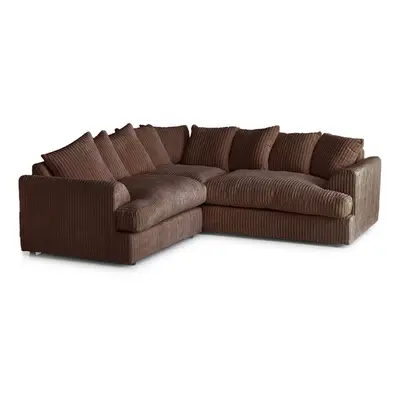 (Chocolate) Ferguson Symmetrical Seater Corner Sofa