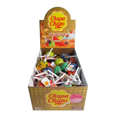 Chupa Chups 'The Best of' Lollies (Approx. 50pcs)